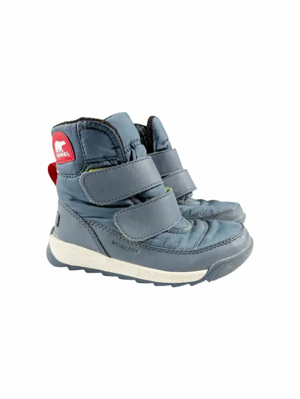 Sorel Whitney II Strap Waterproof Winter Boots Kids Size 11 Nocturnal Blue